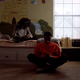 Jerrod Carmichael (right) and a relative